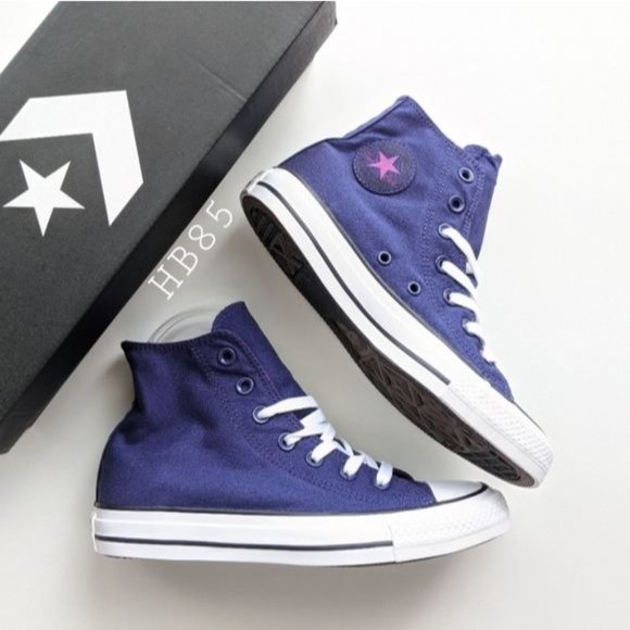 Converse Shoes - Converse Chuck Taylor All Star Hi New Orchid Violet Purple White Women's 5.5